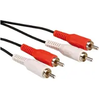 Value Secomp VALUE - Câble audio - RCA (M) pour RCA (M) - 10 m - blindé - noir
