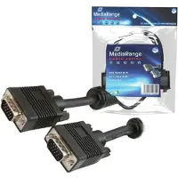 MediaRange MRCS106, VGA/VGA, M/M (5 m), Câble vidéo, Noir