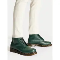 Dr. Martens Bottes à lacets '1460 Smooth' vert