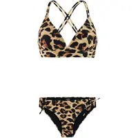 Protest Shala Triangle Bikini Marron S Femme