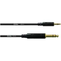 Cordial Câble Audio Stéréo Minijack/jack 3 M