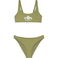 Roxy Solid Active Rg Bralette Bikini Vert 16 Years Fille