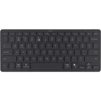 Trust Nado II, 60 %, sans fil, USB + Bluetooth, touches à effleurement, clavier QWERTY, noir