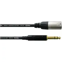 Cordial Câble Audio Stéréo XLR Mâle/jack Mâle Stéréo 3 M