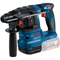 Bosch GBH 185-LI Professional, SDS Plus, noir, bleu, moteur sans balais, 2,2 cm, 1,9 J, 4 675 coups/min