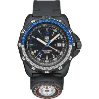 Luminox XL.8833 Montre homme à quartz Recon GMT noire/bleue