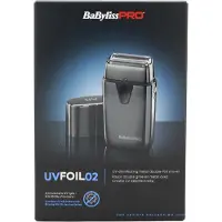 Babyliss PRO UV Double Foil Metal Shaver rasoir à grilles flottantes noir FXLFS2E 1 pcs