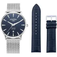 Roamer Montre à affichage analogique bleu