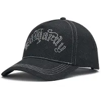 Ed Hardy Casquette noir denim / argent