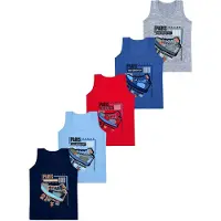 LOREZA Maillot de corps 'Jungen Unterhemden' mélange de couleurs