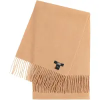 GOBI Cashmere Écharpe 'Unisex Cashmere Fringed Scarf' chamois