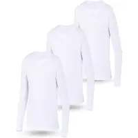 LOREZA Maillot de corps 'Jungen Mädchen Langarmshirts' blanc