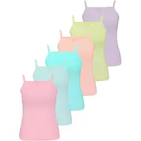 LOREZA Maillot de corps 'Mädchen Unterhemden Louisa' mélange de couleurs