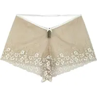 La Muel Lingerie Pantalon de pyjama 'bride carnelian french knickers' champagne