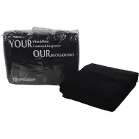 Bresser BR-9 Fond de studio en tissu 3x6m Noir