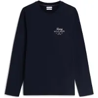 Tommy Hilfiger T-shirt SCRIPT STACK LS REGULAR TEE hommes - Marine - EU S