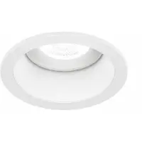 Wever & Ducre Deep Point IP44 1.0 LED Lampe de Plafond White Matt | 2700 K