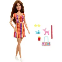 Mattel Poupée Barbie : Une journée à la fête foraine - Multicolore - Enfants - Multicolore - Taille unique