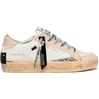 Crime London Sk8 Deluxe Trainers Blanc EU 40 Femme
