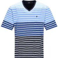 Hajo Pyjama court bleu / marine / bleu roi / blanc