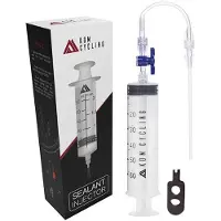 Kom Cycling KOM Injecteur de Scellant Tubeless et Outil de Retrait de Valve Presta pour Scellant Stans No Tubes