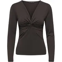 ONLY T-shirt 'ONLLONE' chocolat