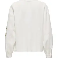 ONLY Chemisier 'ONLMOON' olive / blanc