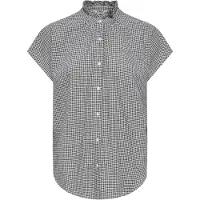 ONLY Chemisier 'ONLSitala' noir / noir chiné / blanc cassé