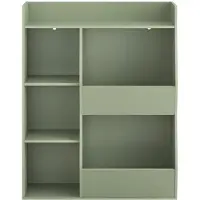 SoBuy Bibliothèque Montessori Enfant 5 compartiments Vert