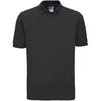 Russell R-569M-0 | Mens Classic Coton Polo Hommes - Couleur : Black - Taille : XL