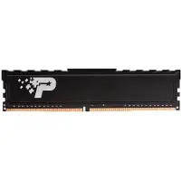 Patriot Memory Speicher DDR4 Signature Premium 16GB/2666 CL19 schwarz (1 x 16GB, 2666 MHz, RAM DDR4, U-DIMM), Mémoire vive, Noir
