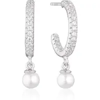 Sif Jakobs Elegant round earrings with Ellera pearls SJ-E12280-CZ-SS