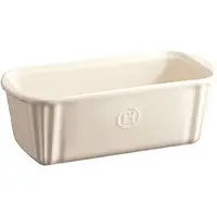 Emile Henry Kleine Kuchenkastenform, Moule à gâteau, Blanc