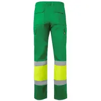 VELILLA PANTALON BICOLORE HAUTE VISIBILITE Fluo Yellow/Green - VELILLA VL157 - Taille M