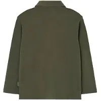 Boboli Pique Long Sleeve Polo Vert 7 Years Garçon
