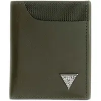 GUESS Berna Trifold S Wallet Vert Homme