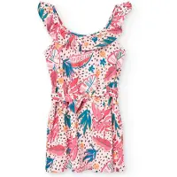 Boboli Printed Sleeveless Dress Rose 6 Years Fille