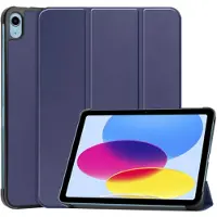 Just in Case Smart Tri-Fold Apple iPad (2025/2022) Book Case Bleu