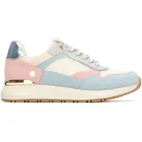 Xti pour femme. 14520201-CELESTE Formateurs 145202 bleu (37), Plat, Lacets, Casuel