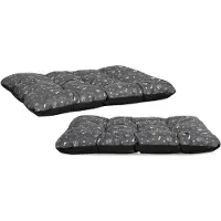 AIO Factory Coussin pour chien PRESTIGE 140x100 cm imperméable os argenté