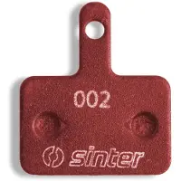 Sinter 002 Shimano B Mtb Standard Organic Disc Brake Pads 25 Units Rouge
