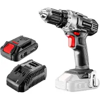 Graphite ENERGY+ SET Perceuse/visseuse sans fil 18V, Li-Ion, mandrin, pack batterie 2Ah, chargeur, coffret de transport (58G000-SET1)