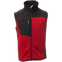 Payper Hommes, Gilet, Tour Gilet, Rouge, Noir, Jaune, (L)
