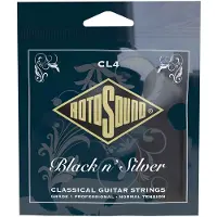 Rotosound CL4 Grade 1 Pro Black N'Silver - Jeu de cordes guitare classique - tension normale