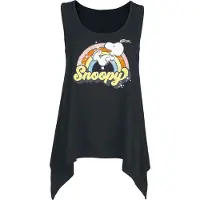 Peanuts Top de - - Rainbow - S - 3XL - pour Femme - noir - Taille XXL