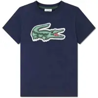 Lacoste 947072 Short Sleeve T-shirt Bleu 8 Years Garçon