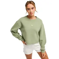 Roxy Rise & Vibe Textured Sweatshirt Vert XS Femme