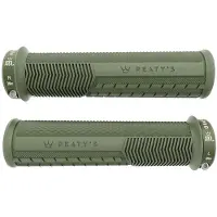 Peaty's Monarch Pro Grip Knurl Thin Grips Vert 130 mm