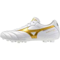 Mizuno Chaussures de football Morelia II Pro AG, couleur blanche, pointure européenne 44 1/2. (Modèle pour hommes, pointure européenne 44 1/2, couleur blanche)