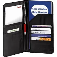 Hama - Couverture de protection de document - polyester - noir